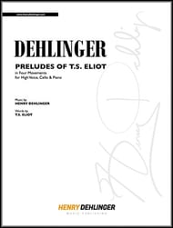 Preludes of T.S. Eliot Vocal Solo & Collections sheet music cover Thumbnail